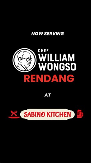 SabinoKitchen | We are excited to launch a new menu item! @chefwilliamwongso is the creator of this delicious dish that originates from West Sumatra!... | Instagram