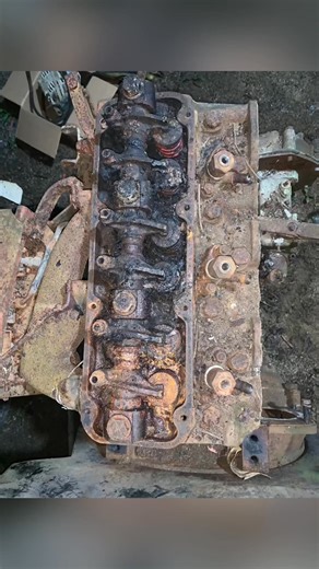 Remember this wrecked Ford 3000 engine? 🚜🔥 Watch as we bring it back to life! From damaged to running—was it impossible? Think again! 💪⚙️ Drop a comment if you thought this engine had no hope! ⬇️ #EngineRevival #FYP #ViralVideo #EngineRebuild #FixItFast #AutoRestoration #MechanicLife #TractorFix #Satisfying #BeforeAndAfter #MustWatch | Ford Engine Projects