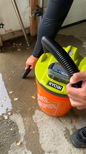 Meet the industry’s most powerful bucket top vac. Easily convert most 5 gallon buckets into a wet/dry vacuum to tackle any cleaning task with cordless portability. Shop the 18V ONE Bucket Top Wet/Dry Vacuum at https://bit.ly/4khf3T0 #RYOBI #BucketVac #WorkshopVac | RYOBI Power Tools Canada