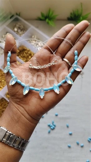 ✨ Beach Vibes DIY: Invisible Chain Necklace Tutorial#shorts