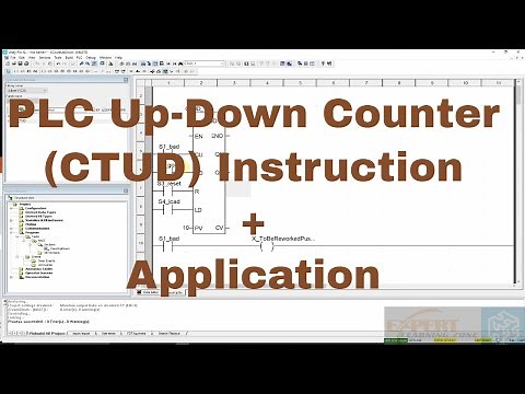 Lecture 24: UNITY PRO plc programming | Up-Down Counter (CTUD) Instruction | industrial control