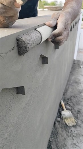 Cementplaster border design cutting tips ✅ border work design ✅ #shorts