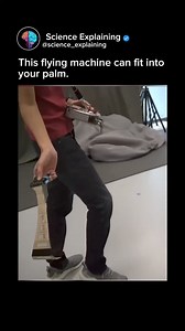 1.5M views · 4.8K reactions | This flying machine can fit into palm. . . Follow us (@science_explaining ) for more. . . #Education #science #facts #sciencefacts #viralvideochallenge #technology | Scienceexplaining | Facebook