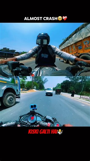 Almost crashed🥹😭 #automobile #rider #biker #bikerider #bikelover #almostcrashed #shorts