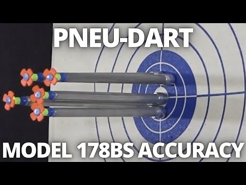 HOW THE PNEU-DART MODEL 178BS DEMONSTRATES ACCURACY