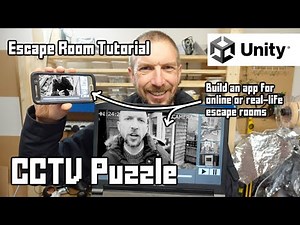 Creating a CCTV Camera Escape Room Game Puzzle in Unity