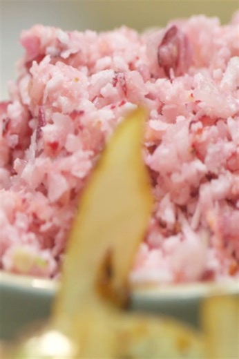 Cranberry-Kokosnuss-Chutney mit Ingwer und grünen Chilis