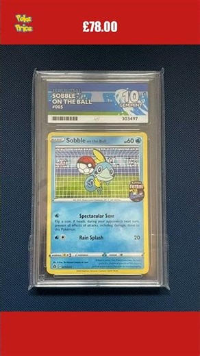 🚀 Would YOU pay £78.00 for Sobble? #PokemonCards #shorts
