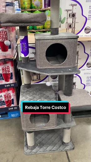 Torre rascador para gatos en Costco a solo 1,499 MXN