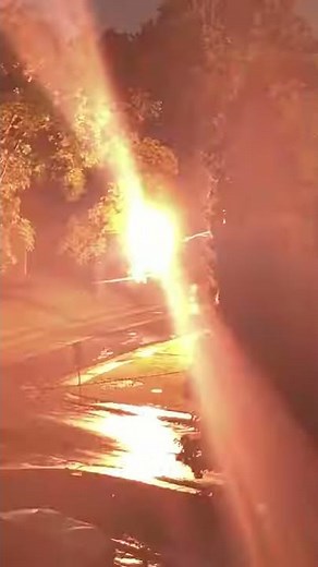 Electrical Box Explodes Following Flash Flooding in Philadelphia