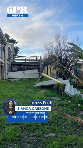 A freak tornado has hit Perth, causing widespread damage including roofs ripped off houses in City Beach. Hear the report from the scene: https://brnw.ch/21wUnpo | 6PR Perth