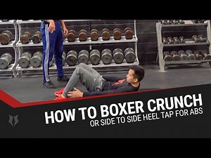 How to Boxer Crunch or Side to Side Heel Tap for Abs