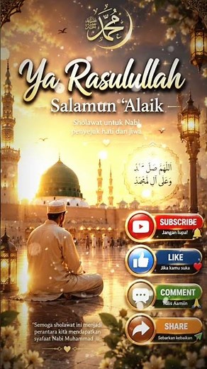 Ya Rasulullah Salamun 'Alaik 🤍 Sholawat Viral Penuh Cinta kepada Nabi ﷺ