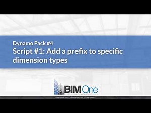 BIM1 Add a Prefix To Specific Dimension Types