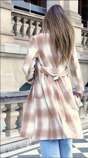 Plaid Coat | Classic Winter Outerwear Outfit Idea ❄️🧥