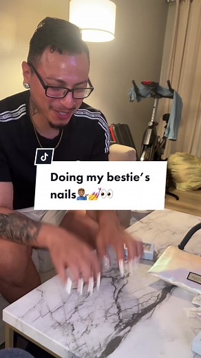 Transforming My Bestie's Nails: Before & After! 💅✨
