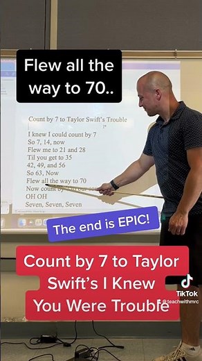 I Knew I Could Count By 7 to Trouble by Taylor Swift