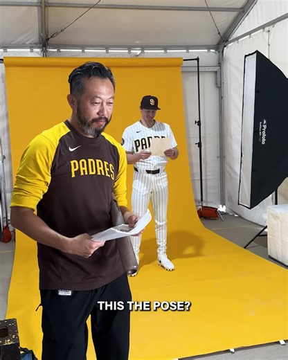 Strike a pose. | San Diego Padres