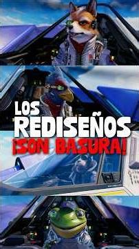 Los nuevos diseños de StarFox son algo... curiosos...