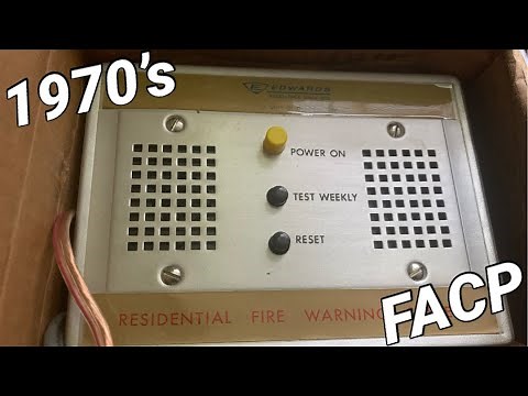 Vintage Edwards 'Home Fire Alarm System' from the 1970s!