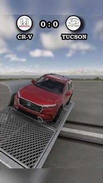Honda CR-V vs Hyundai Tucson - Who Wins? | beamng gamerz #shortsfeed
