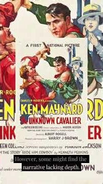 The Unknown Cavalier (1926) — Silent Western Action, Ken Maynard, and the Legacy of Early Cowboy Cin