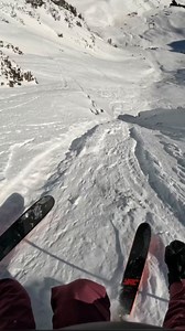 The @gopro angle of @meganebetend ‘s incredible recovery in @fieberbrunn_com 🥵 #FWT23 #HomepfFreeride | FIS Freeride World Tour