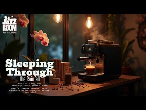 Sleeping Through the Rainfall I Relaxing Jazz for Sleep, Calm Rainy Nights | Soft Instrumental Jazz.
