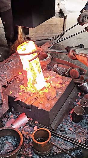 13K views · 49 reactions | Cylinder forging process with an air...