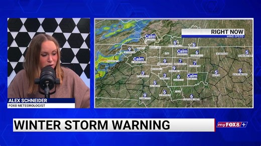 FOX8 Meteorologist Alex Schneider will present a 1-hour winter weather special live at 12 p.m. Sunday to offer the latest forecast. Track the forecast: myfox8.com/winter/ | FOX8
