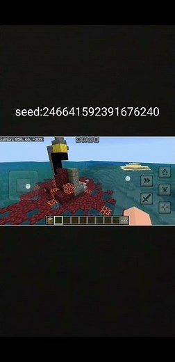 Minecraft GOD seed for speedrun #shorts