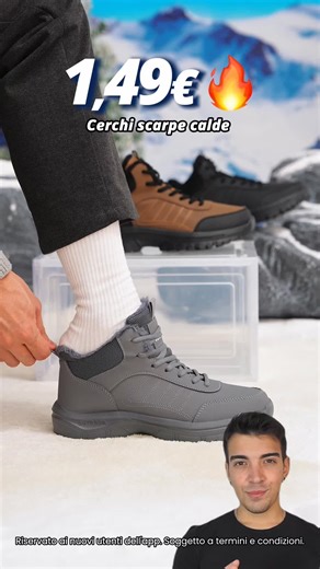 Scarpe calde e comode per l'inverno su Temu