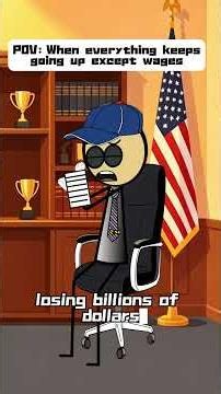 POV:When everything keeps going up except wages #funny #comedy #animation #works