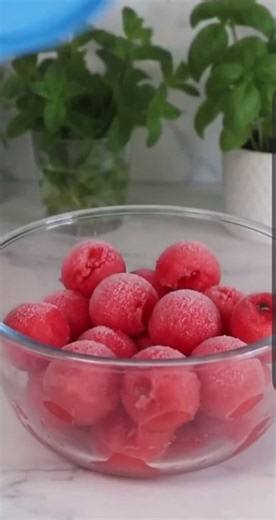 Watermelon Sorbet – The Ultimate Summer Cool Down! 🍉❄️ #healthydessert