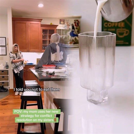 My mom using new conflict resolution strategy on my brat sisters