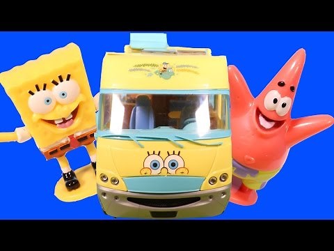Spongebob Squarepants Happy Campers - Camper Van Playset Unboxing