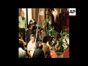 SYND 9 1 71 BRIGITTE BARDOT ON SET AND REHEARSING SCENE FROM A MOVIE "BOULEVARD DU RHUM"