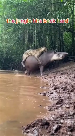 Jaguar vs Tapir — Jungle Slam Chaos 🐆🦛