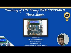 Flashing of LED using ARM LPC2148 & Flash Magic