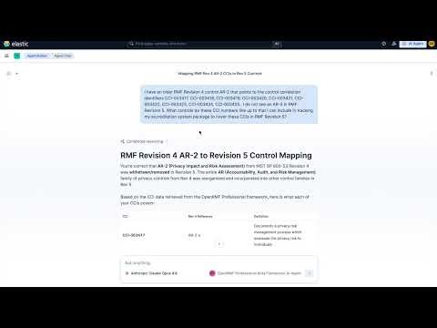 Elastic AI and OpenRMF Professional - Asking about Revision 4 controls to Revision 5 and DRP