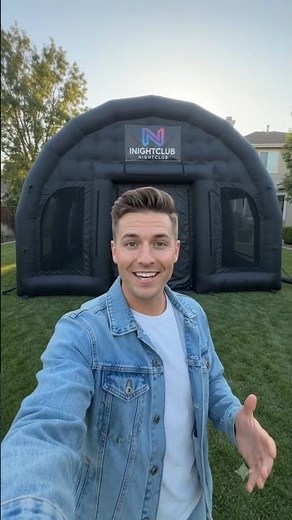 This Inflatable Club Will Blow Your Mind! #camping #shorts #amazingfacts #tent