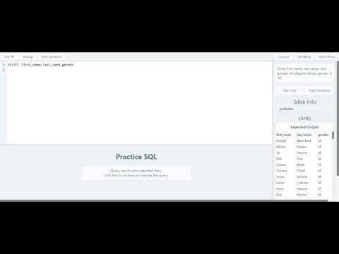 SQL Beginner Practice Question 1 #shorts