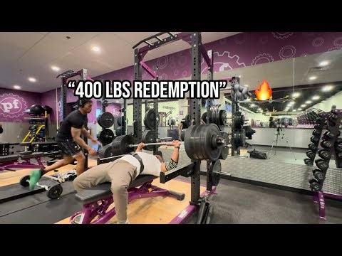 I FINALLY HIT 400 LBS ON BENCH PRESS.