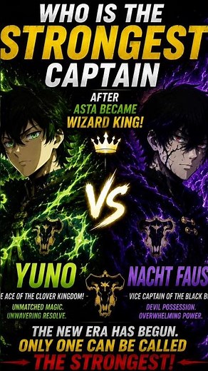 Who Is the Strongest Captain in Black Clover After Asta Became Wizard king ? #shorts #anime #asta