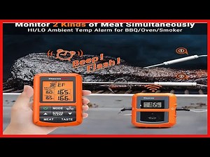 ThermoPro TP20 Wireless Meat Thermometer with Dual Meat Probe, Digital Cooking Food Meat Thermometer