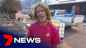 1M views · 15K reactions | Nymboida: "It was a catastrophic fire...but I saved my home." - Peter Simpson - Resident. Two people have been confirmed dead and seven are unaccounted for. At least 100 homes have been destroyed and that number is expected to increase as firefighters struggle to contain 81 blazes tearing through NSW. Story: 7news.link/QTeOhS #Nymboida #7NEWS | 7NEWS Sydney | Facebook