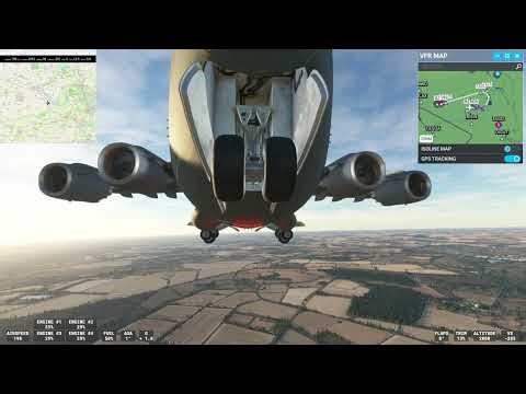 MSFS C-17 autopilot & ILS landing