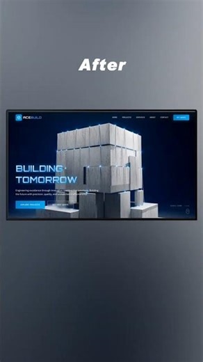 BEST WEBSITE DESIGN FOR CONSTRUCTIONN COMPANY 👷‍♀️ UI Design in Figma Animation in Figma Tutorial