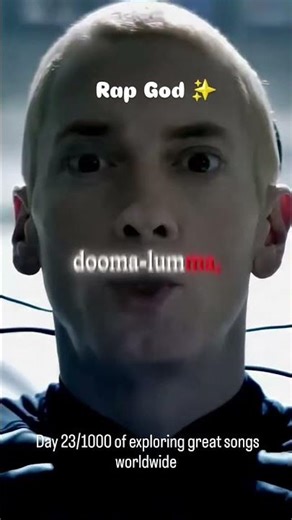 Day 23/1000 – This Rap Speed Is Insane ⚡🔥 | Rap God #shorts