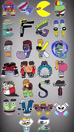 ALPHABET LORE A-Z but 80’s ALPHABET LORE ANIMATION MEME - abcdefghijklmnopqrstuvwxyz
